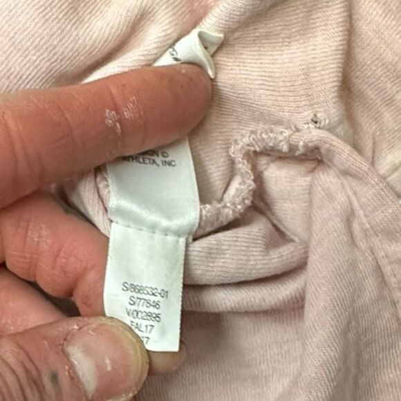 ATHLETA Women’s Light Pink Seasoft Short Sleeve Tee Size XS Style #868532 - Picture 5 of 6